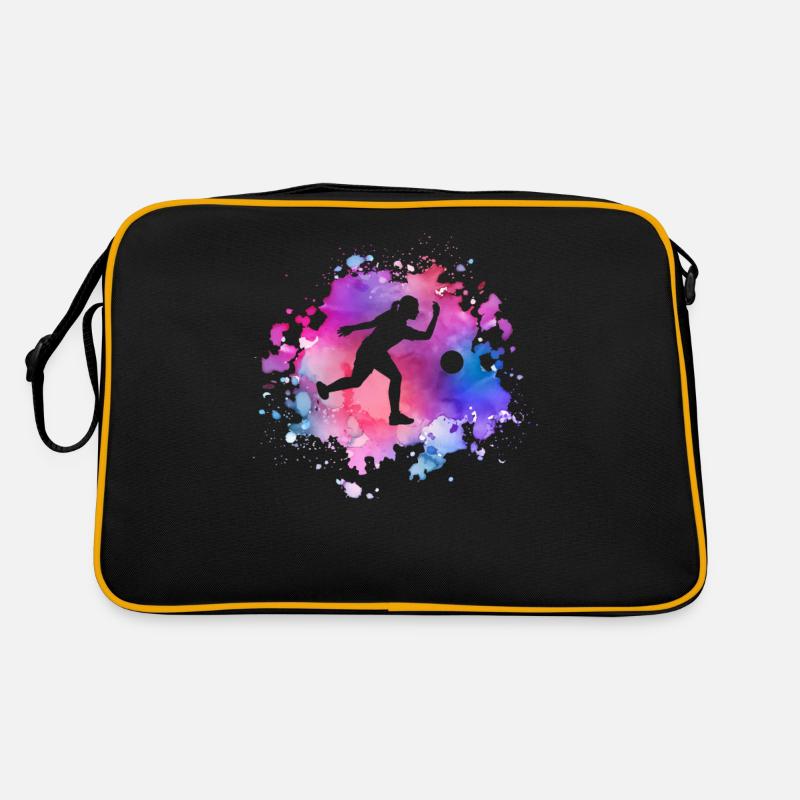 Frauen Bowling Mädchen Retro Tasche