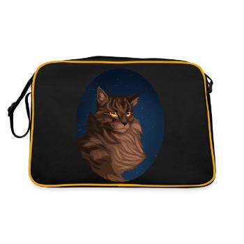 Bramblestar Blackberry Star Cat tiger stars - Retro Bag - black/gold - Back