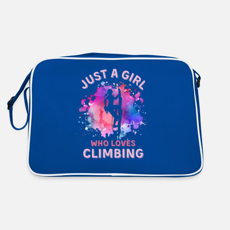 Frauen Klettern Mädchen Retro Tasche