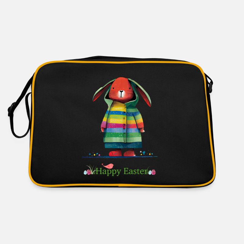 Happy Easter | Happy Easter Illustration Retro Bag