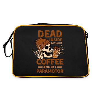 Café Squelette paramoteur - Sac Retro - noir/or - Dos