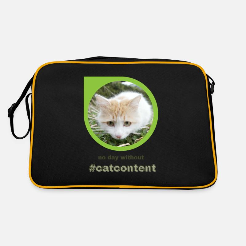 catcontent Retro Tasche