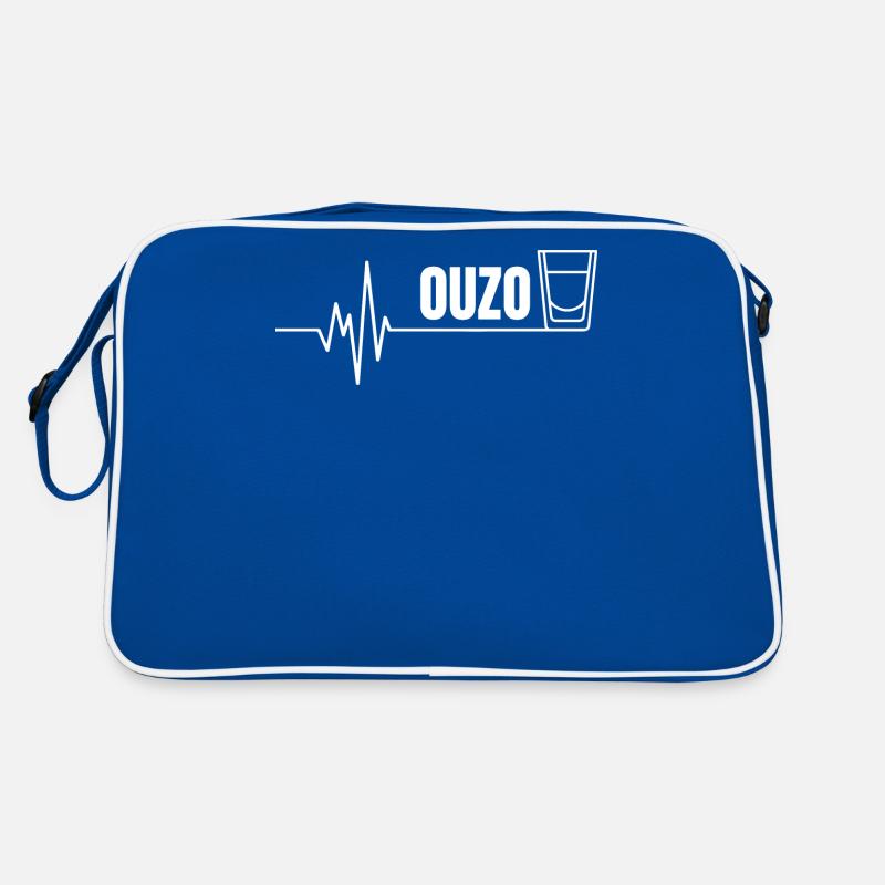 Ouzo disant pour les Grecs Un ouzo par jour Sac Retro