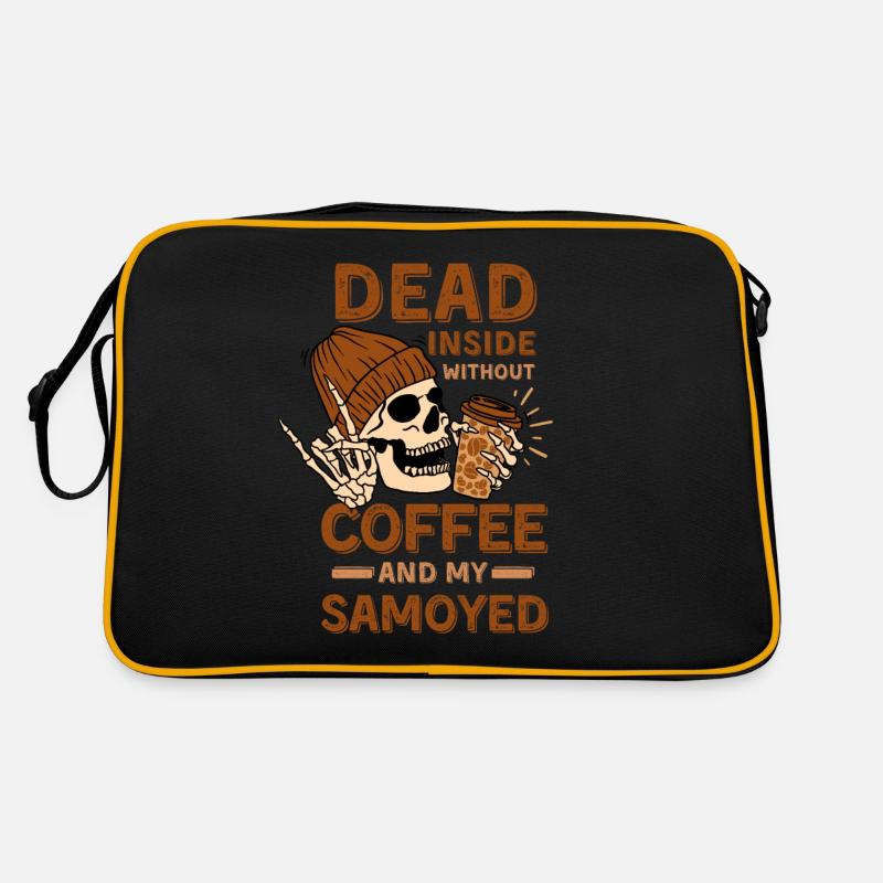 Kaffee Samojeden Liebhaber Retro Tasche