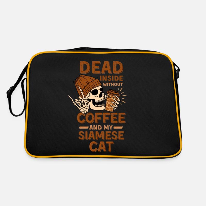 Coffee Siamese-cat lover Retro Bag