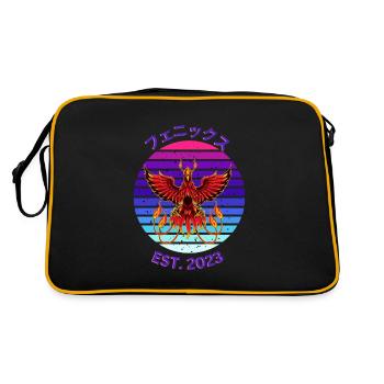 Phoenix splendour - Retro Bag - black/gold - Back