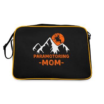 Maman paramoteur - Sac Retro - noir/or - Dos
