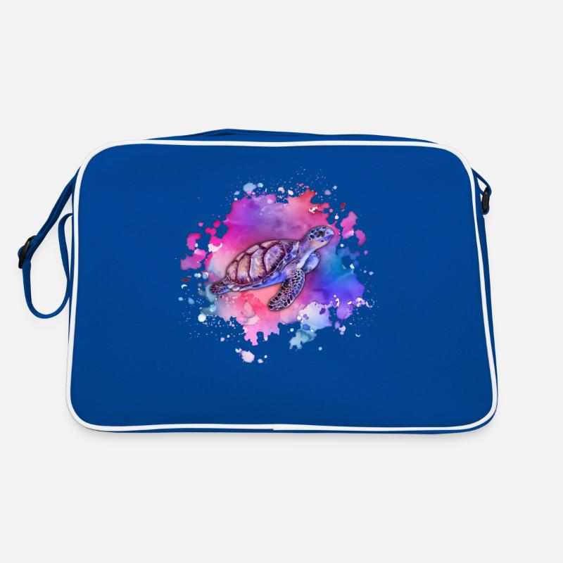 Sea-turtle earth-day ocean-day Retro Bag