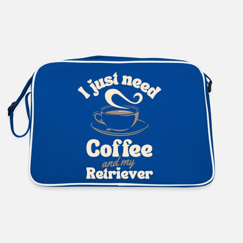 Coffee Retriever lover Retro Bag