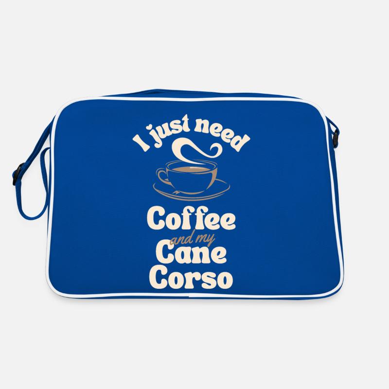Amateur de café Cane-corso Sac Retro