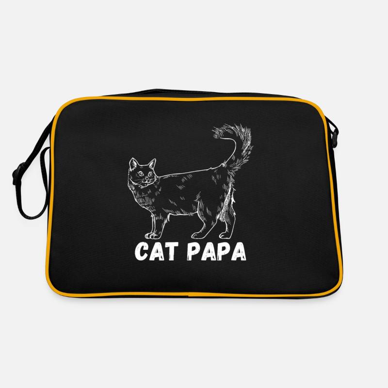 Papa chat Sac Retro