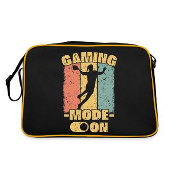Handball féminin rétro - Sac Retro - noir/or - Dos