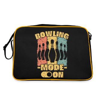 Bowling rétro - Sac Retro - noir/or - Dos
