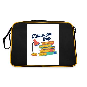 Tuteur au top - Sac Retro - noir/or - Dos