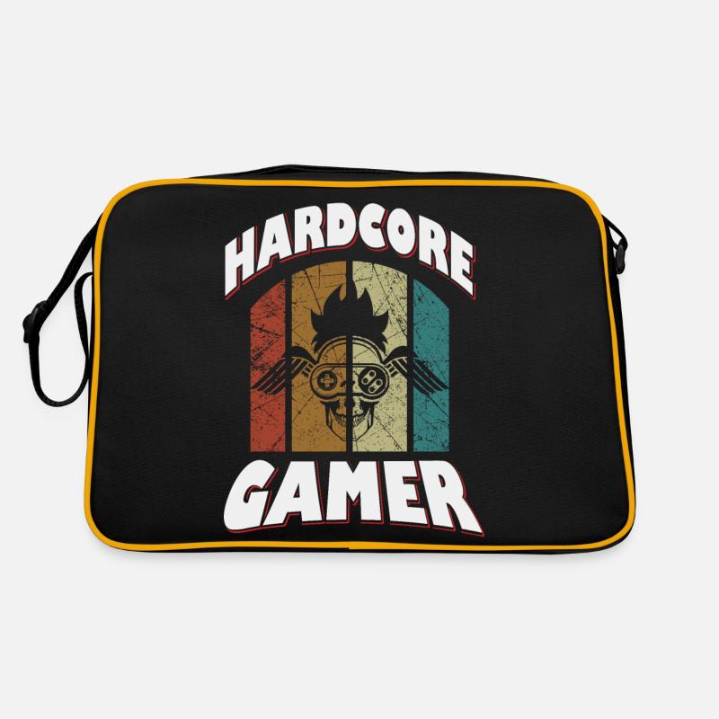Conception de jeu rétro hardcore Sac Retro