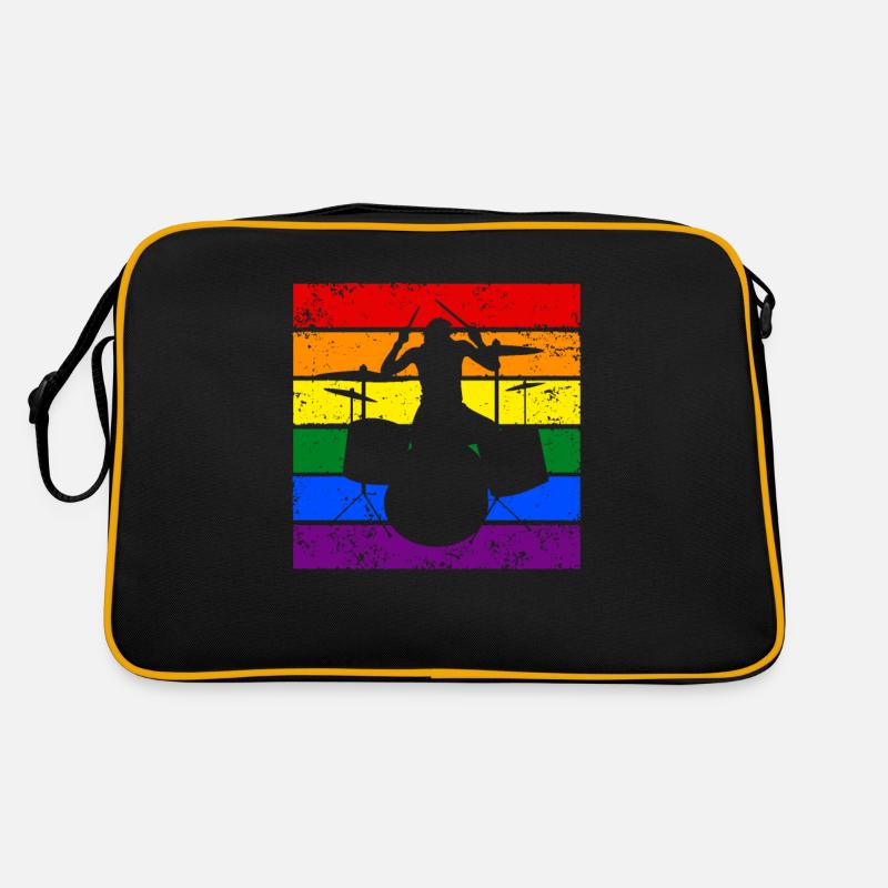 Drumming LGBTQ Retro Bag