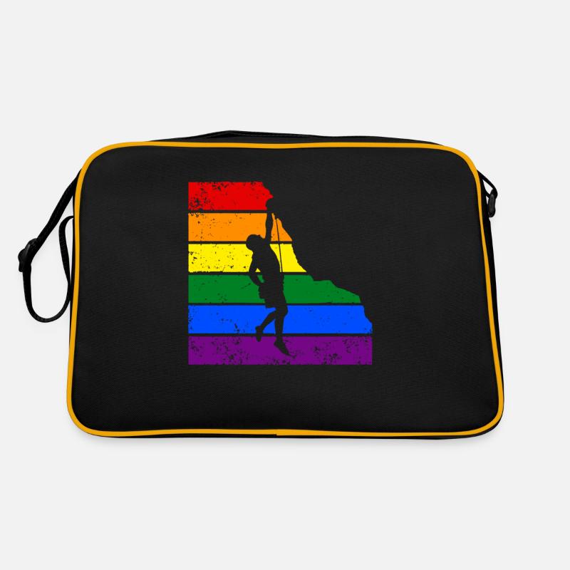 Klettern LGBTQ-Klettern Retro Tasche