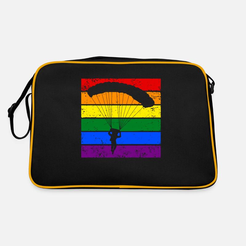 Fallschirm LGBTQ Retro Tasche