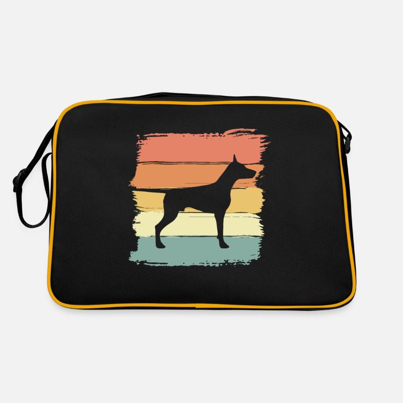 Dobermann retro Retro Tasche
