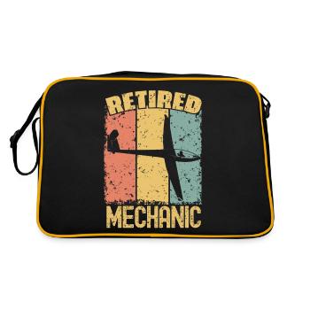 Mécanicien de vol à voile à la retraite - Sac Retro - noir/or - Dos