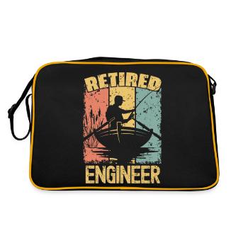 Ingénieur pêcheur à la retraite - Sac Retro - noir/or - Dos