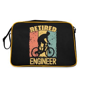 Ingénieur à la retraite du vélo - Sac Retro - noir/or - Dos