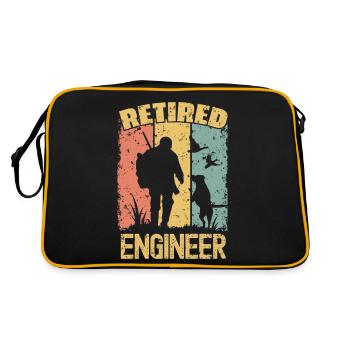 Chasseur ingénieur à la retraite - Sac Retro - noir/or - Dos