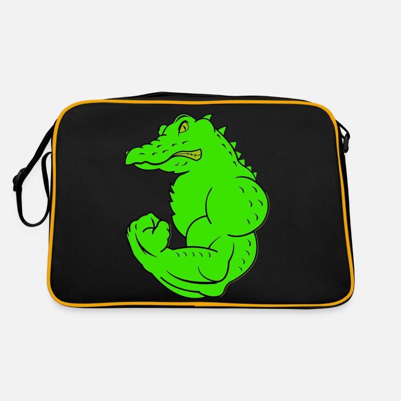 strong crocodile Retro Tasche