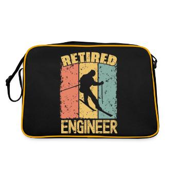 Ingénieur de ski à la retraite - Sac Retro - noir/or - Dos