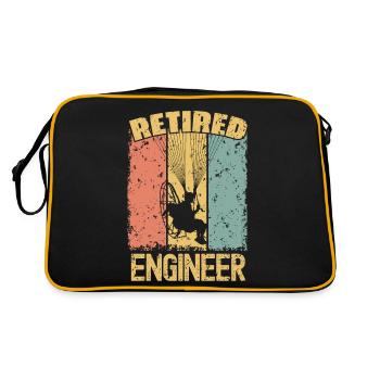 Paramoteur ingénieur à la retraite - Sac Retro - noir/or - Dos