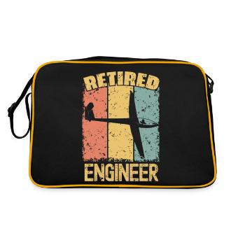 Ingénieur à la retraite de vol à voile - Sac Retro - noir/or - Dos