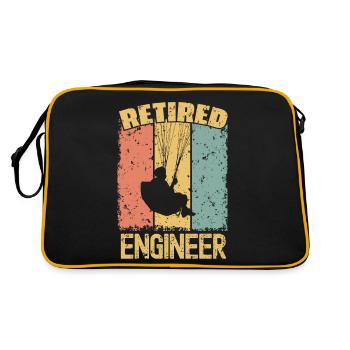 Parapente ingénieur à la retraite - Sac Retro - noir/or - Dos