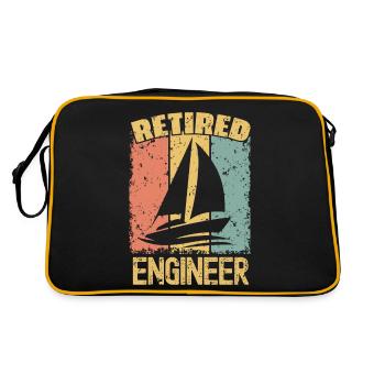 Ingénieur voilier à la retraite - Sac Retro - noir/or - Dos