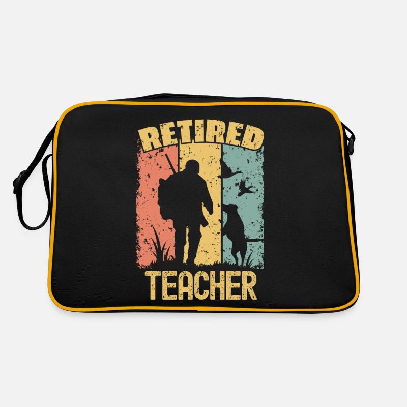 Hunting retired teacher Retro Bag