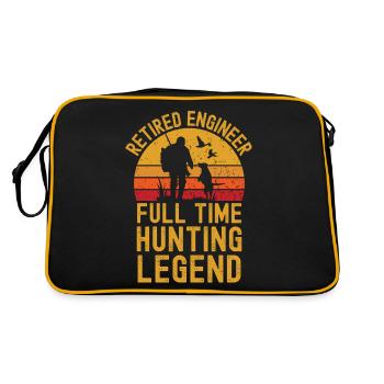 Légende de la chasse aux ingénieurs à la retraite - Sac Retro - noir/or - Dos