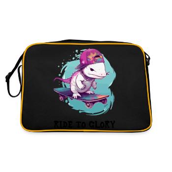 Ride to glory - Retro Bag - black/gold - Back