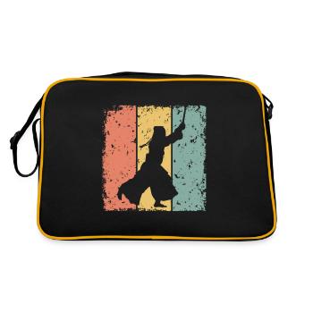 Kendo rétro - Sac Retro - noir/or - Dos