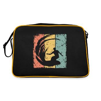 Surfing retro - Retro Bag - black/gold - Back