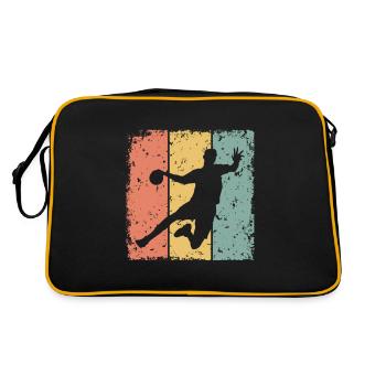 Handball rétro - Sac Retro - noir/or - Dos
