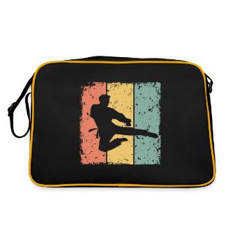 Taekwondo rétro - Sac Retro - noir/or - Dos
