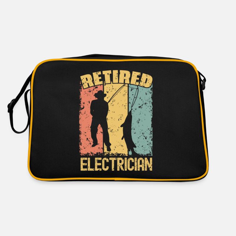 Électricien de pêche à la retraite Sac Retro