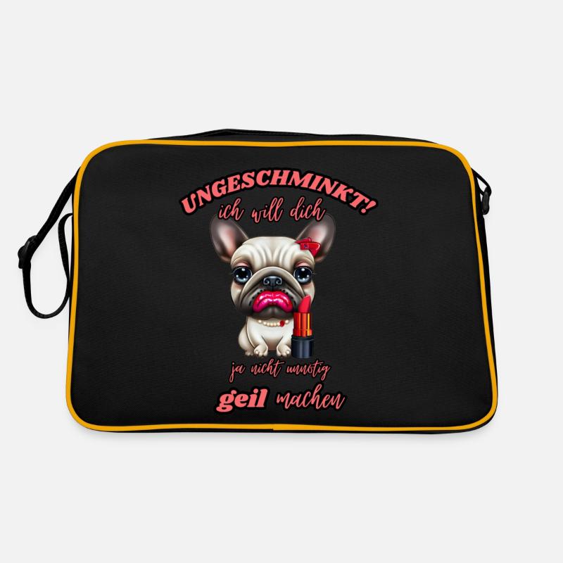 Ungeschminkt Ich will dich ja nicht geil machen Retro Tasche