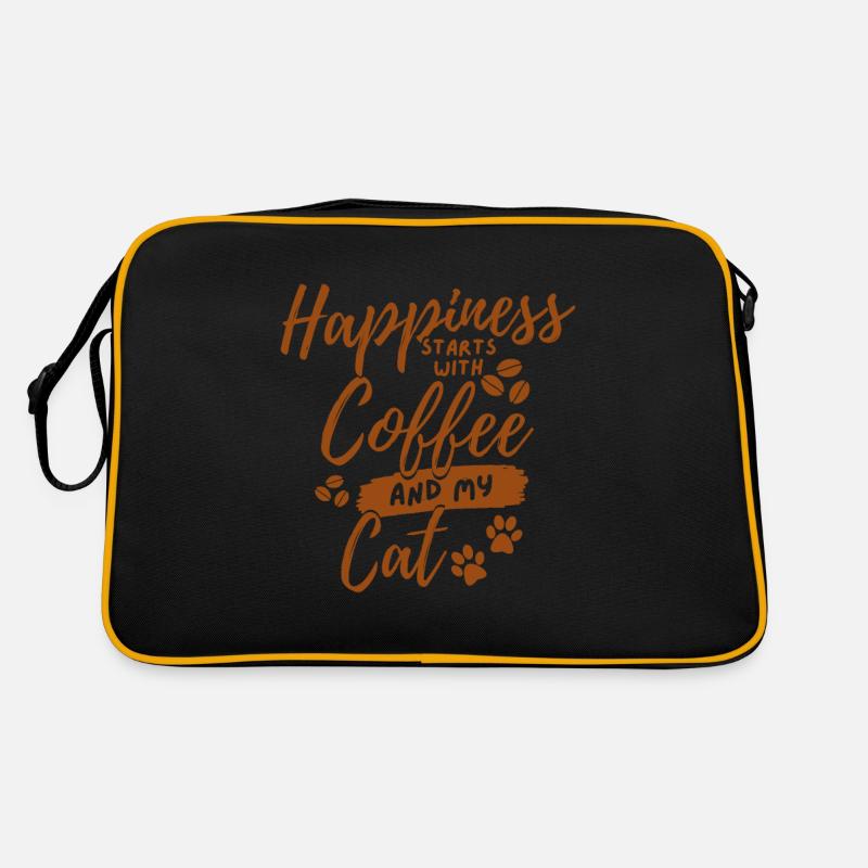 Amateur de chat de café Sac Retro