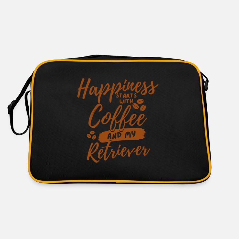 Coffee Retriever lover Retro Bag