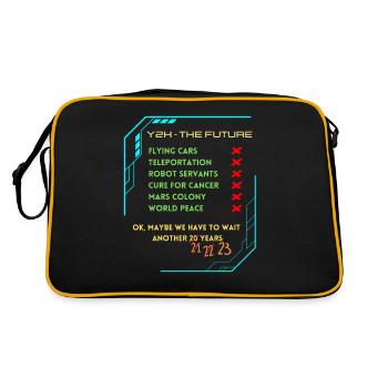 Y2K! The Future is NOW...well almost - Retro Bag - black/gold - Back