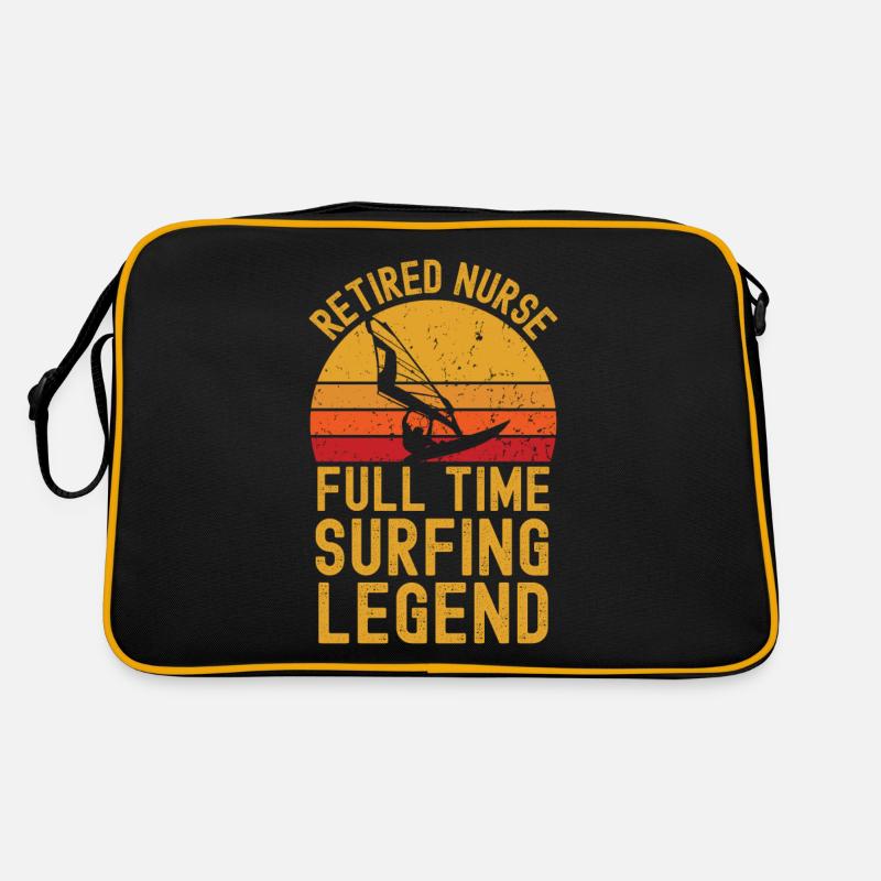 Pensionierte Krankenschwester Windsurf-Legende Retro Tasche