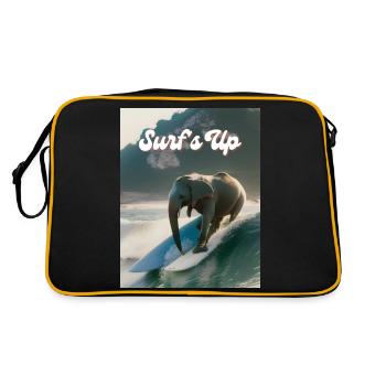 Surf’s Up - Sac Retro - noir/or - Dos