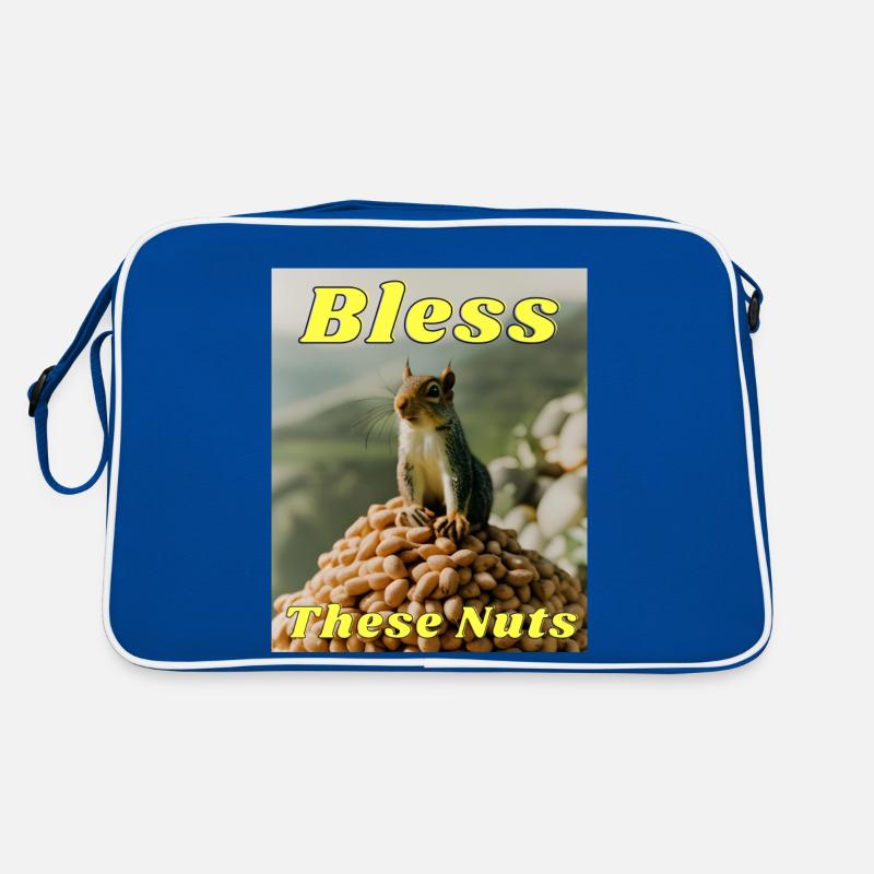 Bless These Nuts Retro Bag