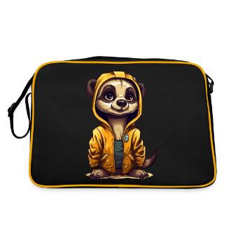 Cool Mongoose - Retro Bag - black/gold - Back