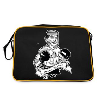 Rieser Grantler // Illustration - Retro Bag - black/gold - Back